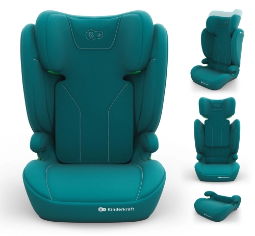Kinderkraft i-Spark 2 PLUS - fotelik samochodowy dla dzieci 100-150 cm | Green
