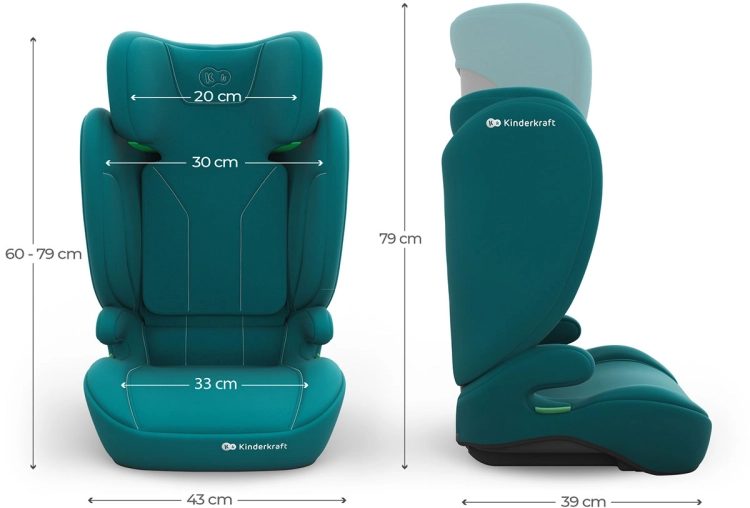 Kinderkraft i-Spark 2 Plus wymiary