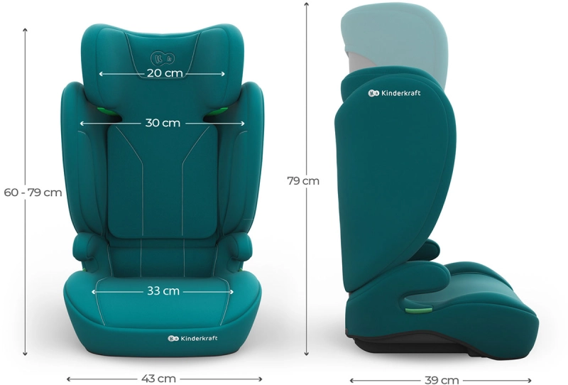 Kinderkraft i-Spark 2 Plus wymiary