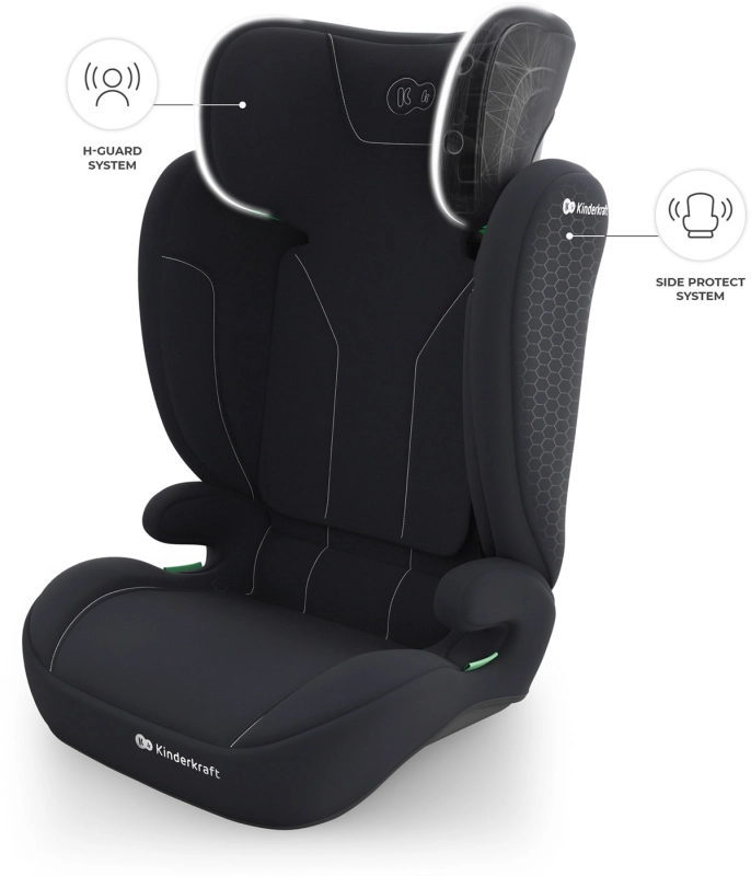 Fotelik samochodowy z ochroną głowy