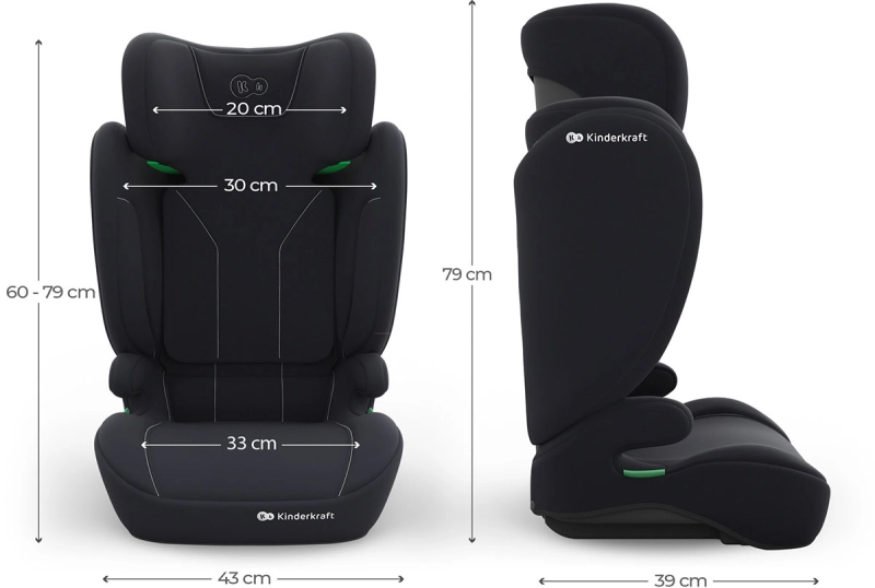 Kinderkraft i-Spark 2 Plus wymiary