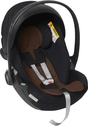 Piapimo - wkładka antypotowa z lnem do fotelika | 0-13 kg Brązowy