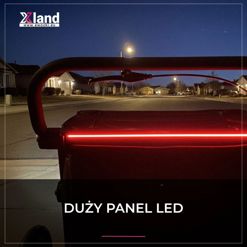 X-lander Booster 2 PRO przyczepka rowerowa z panelem LED