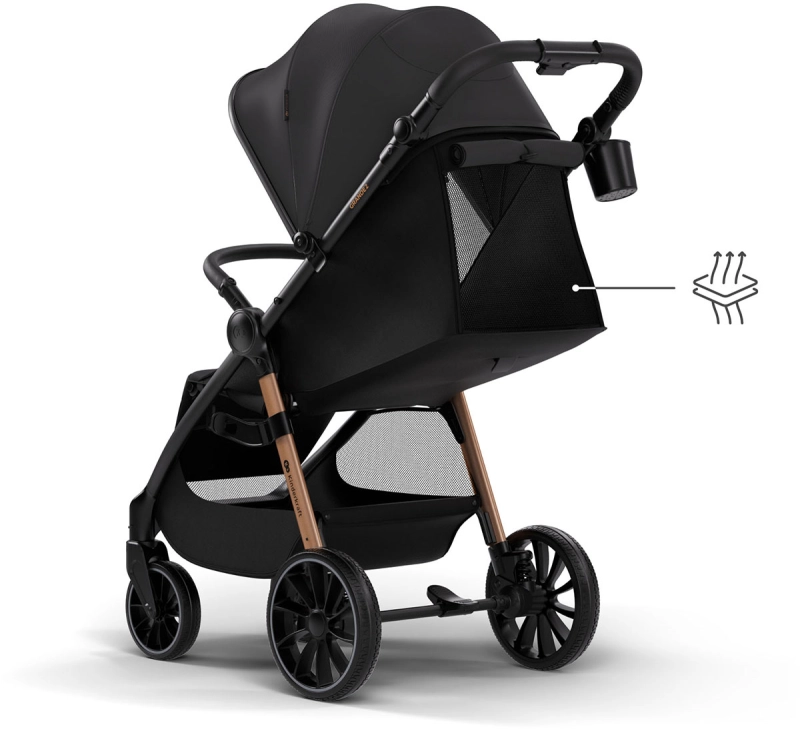 Kinderkraft wózek dziecięcy typu spacerówka z panelem wentylacyjnym w oparciu