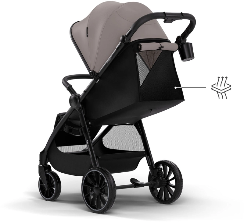 Kinderkraft wózek dziecięcy typu spacerówka z panelem wentylacyjnym w oparciu