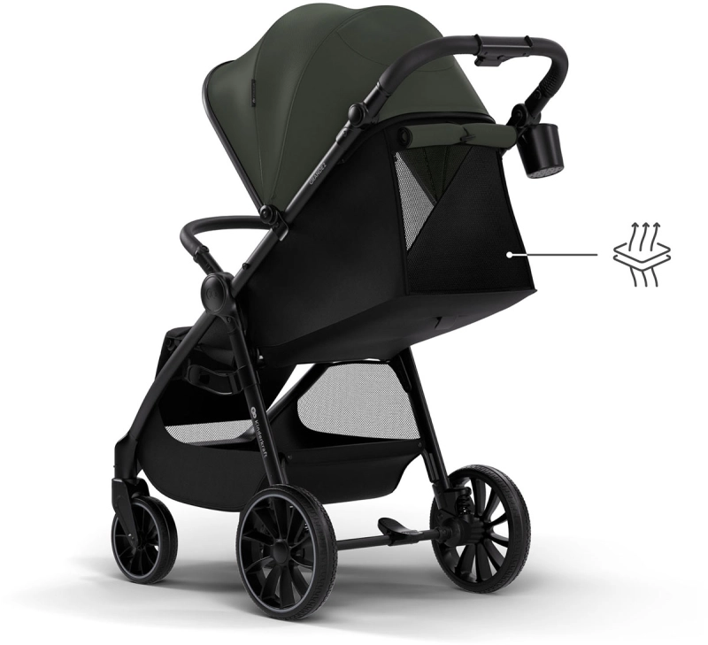 Kinderkraft wózek dziecięcy typu spacerówka z panelem wentylacyjnym w oparciu