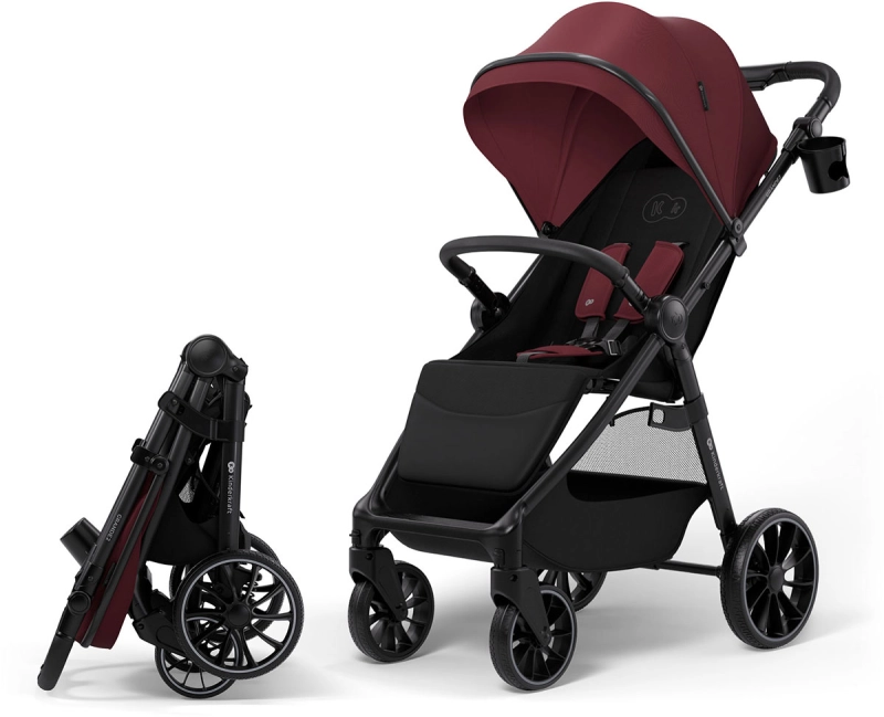 Wózek spacerowy Kinderkraft Grande 2 kolor burgundowy