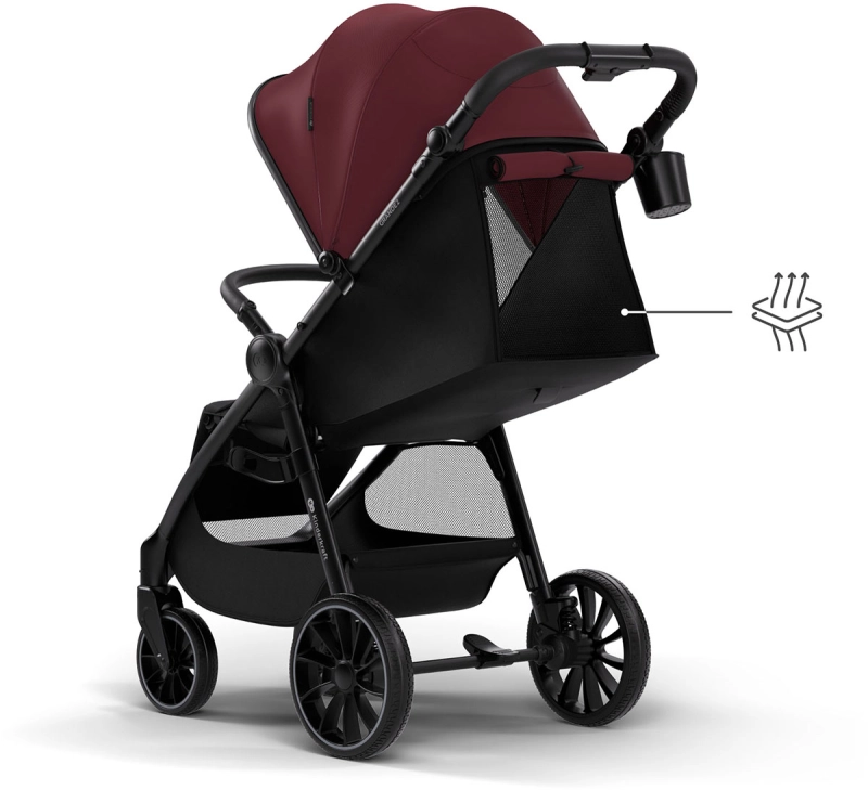 Kinderkraft wózek dziecięcy typu spacerówka z panelem wentylacyjnym w oparciu