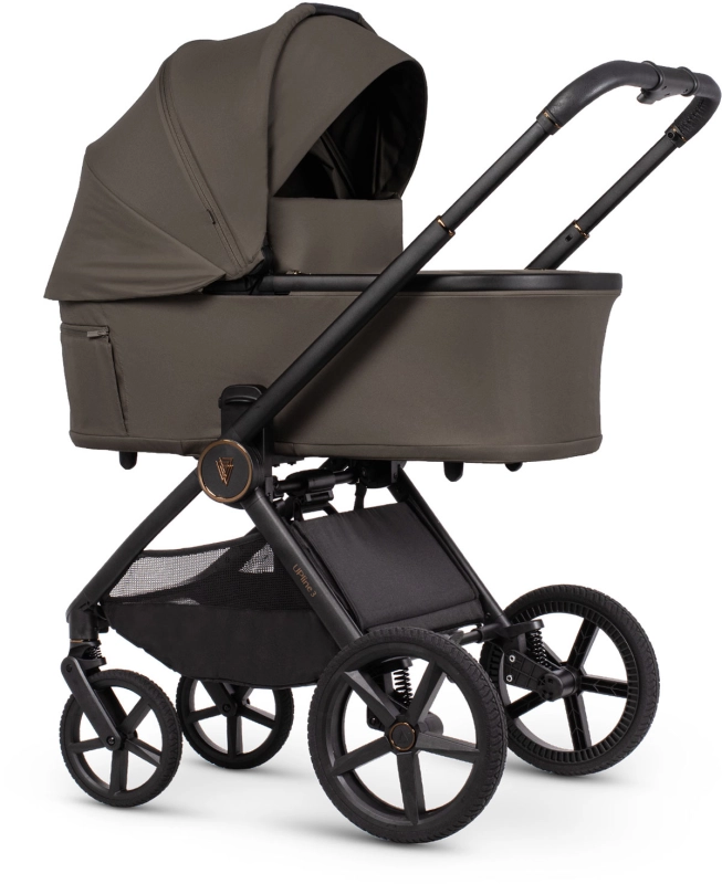 Venicci Upline 3 beżowy wózek dziecięcy 2w1 ze składaną gondolą