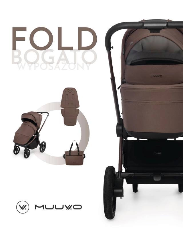 Muuvo Fold grafika wózek z akcesoriami