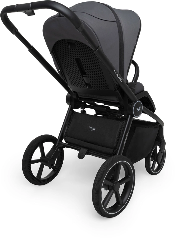 Muuvo Fold grafitowy regulowane siedzisko spacerowe