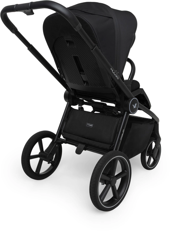 Muuvo Fold czarny regulowane siedzisko spacerowe