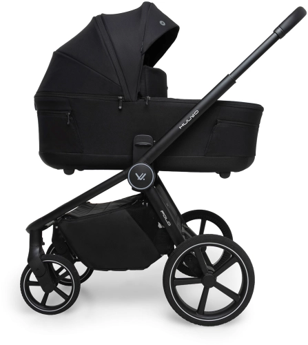 Muuvo Fold - wózek dziecięcy 2w1 ze składaną gondolą | Black