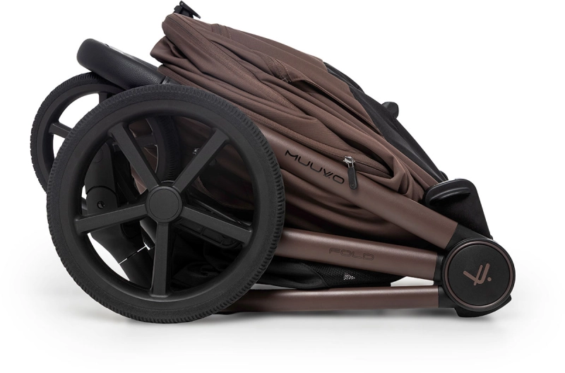 Kompaktowy wózek dziecięcy mały po złożeniu Muuvo Fold