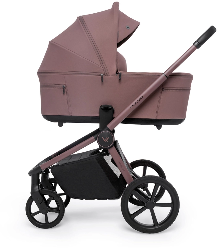 Muuvo Fold wózek dziecięcy 2w1 ze składaną gondolą brązowy