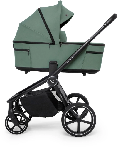 Muuvo Fold - wózek dziecięcy 2w1 ze składaną gondolą | Pine Green