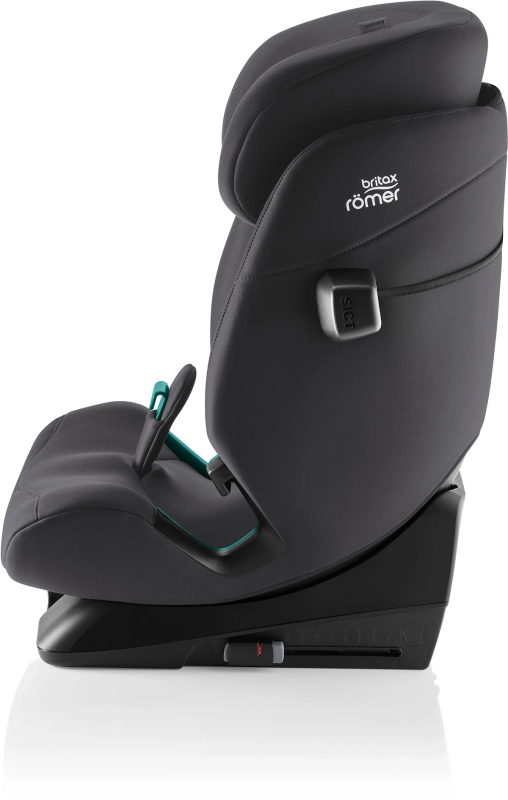 Szary fotelik dziecięcy do samochodu 15-36 kg