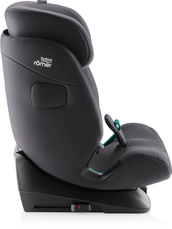 Szary fotelik dla starszaka Britax odchylane siedzisko