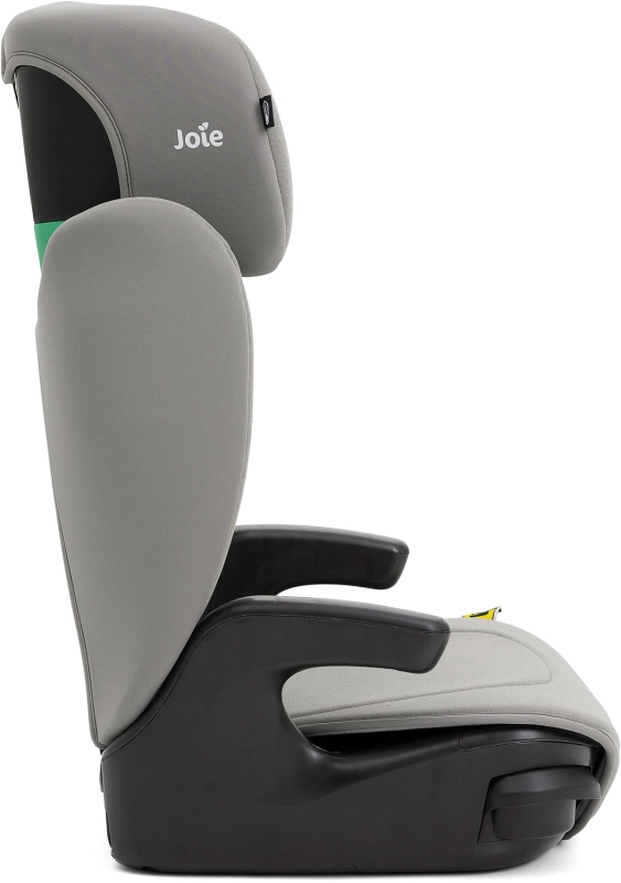 Czarny fotelik samochodowy Joie dla starszaka wygodne siedzisko