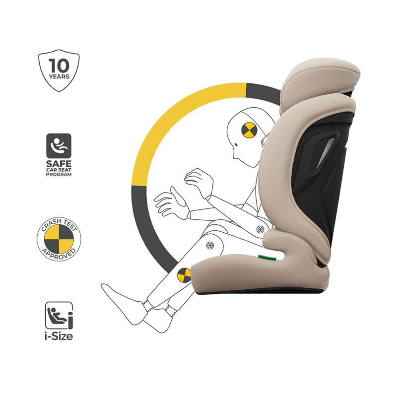 Kinderkraft fotelik i-Size beżowy