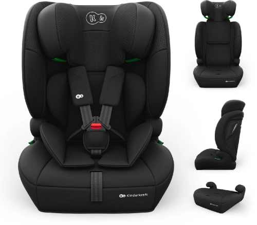 Kinderkraft Comfort Up 2 Plus - fotelik samochodowy 3w1 76-150 cm, 9-36 kg | Black