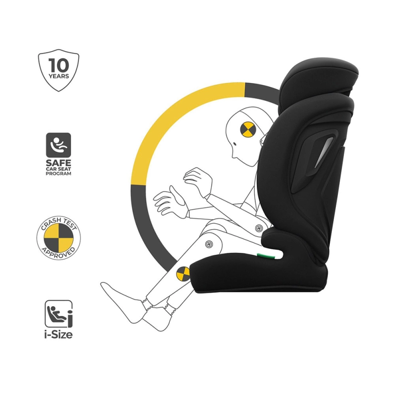 Kinderkraft fotelik i-Size czarny