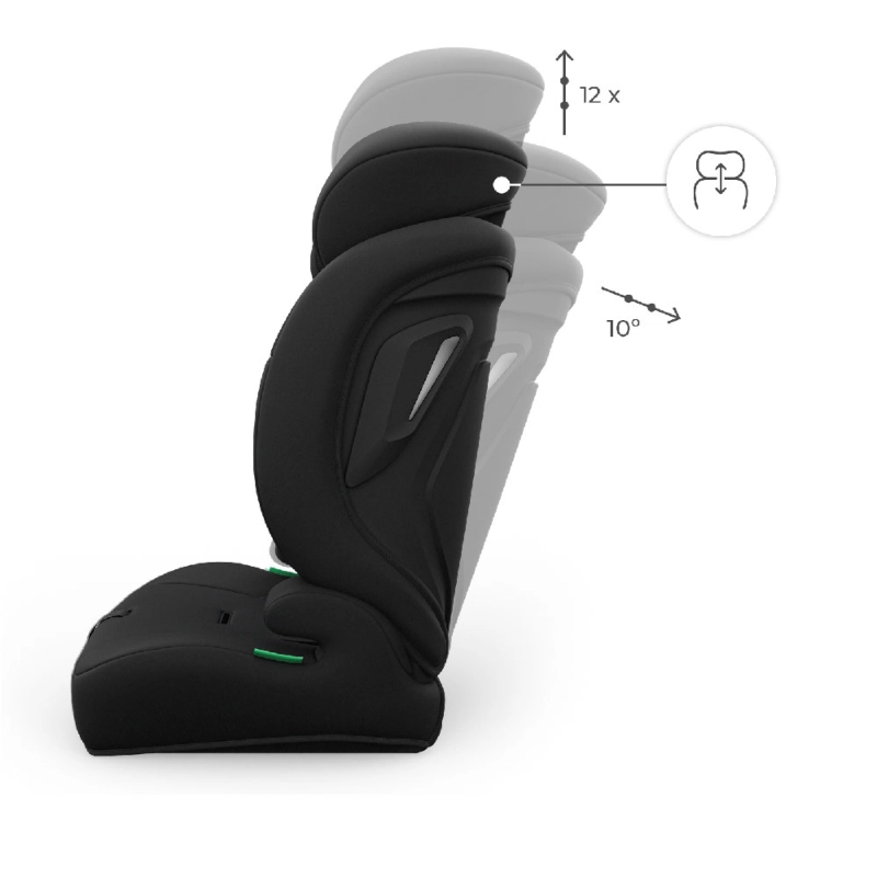 Regulowany fotelik samochodowy Kinderkraft dla dziecka 76-150 cm