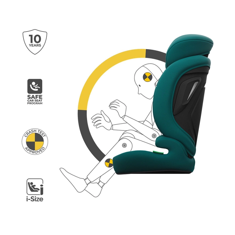 Kinderkraft fotelik i-Size zielony