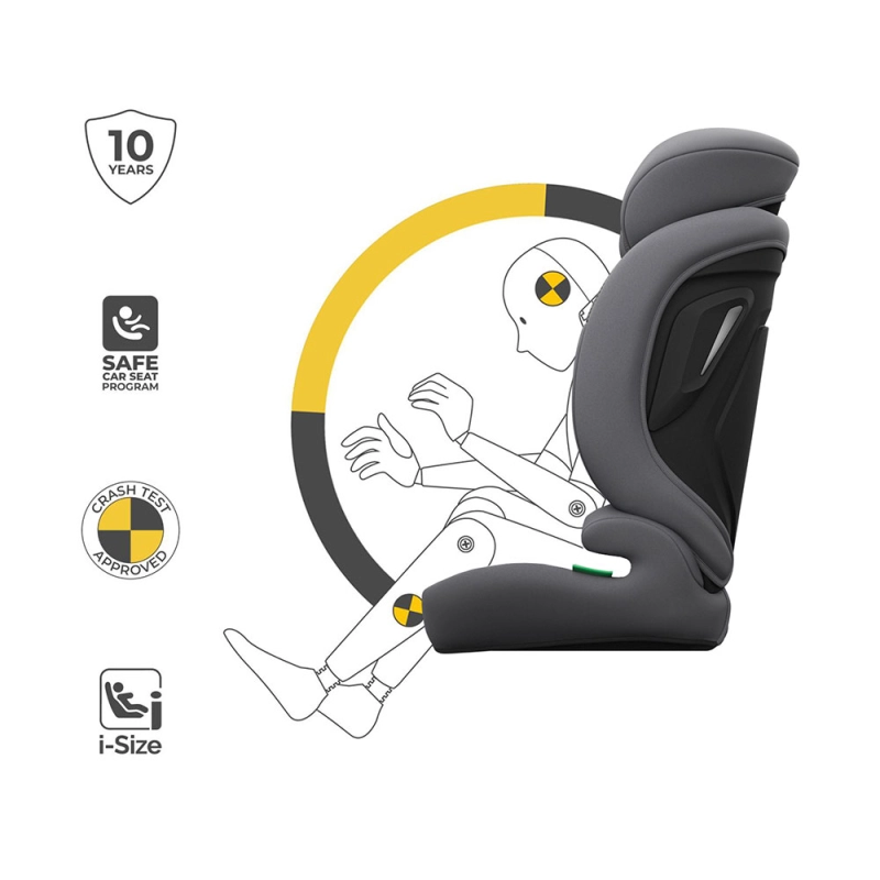 Kinderkraft fotelik i-Size szary