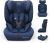 Kinderkraft granatowy fotelik samochodowy 3w1 dla dzieci 76-150 cm