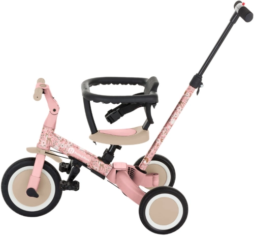 Petite&Mars Turbo - wielofunkcyjny rowerek trójkołowy 5w1 | LE Rosy Wilderness