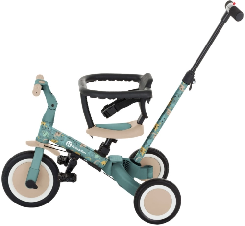 Petite&Mars Turbo - wielofunkcyjny rowerek trójkołowy 5w1 | LE Dino Park