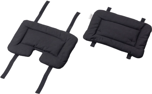 Leander - 2-częściowa poduszka poduszka do krzesełka Louie i Classic | Black