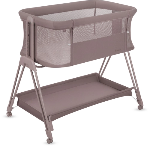 Lionelo Luna - dostawne łóżeczko niemowlęce 2w1 | Beige Taupe