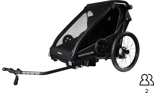 X-Lander Booster 2 PRO - podwójna, wielofunkcyjna przyczepka rowerowa 3w1 