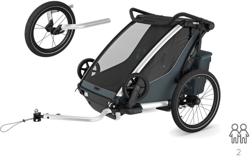 Thule-Chariot-Cross-2-Double-Jog-Kit---podwójna-przyczepka-rowerowa-z-zestawem-do-joggingu-G3-Dark-Slate.jpg