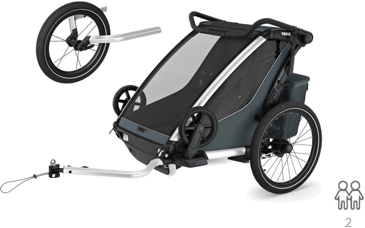 Thule-Chariot-Cross-2-Double-Jog-Kit---podwójna-przyczepka-rowerowa-z-zestawem-do-joggingu-G3-Dark-Slate.jpg