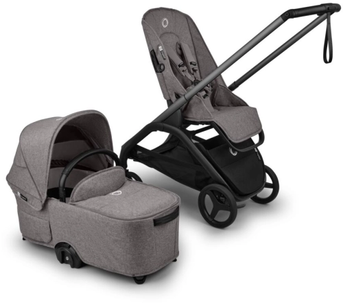 Bugaboo Dragonfly Plus - wielofunkcyjny wózek dziecięcy 2w1 składany z gondolą | Grey Melange