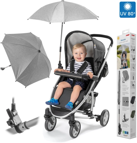 Reer Parasol - uniwersalna parasolka przeciwsłoneczna UV 80+ | Grey