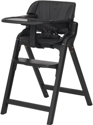 Espiro Allure - krzesełko do karmienia składane 2w1 | 10 Black