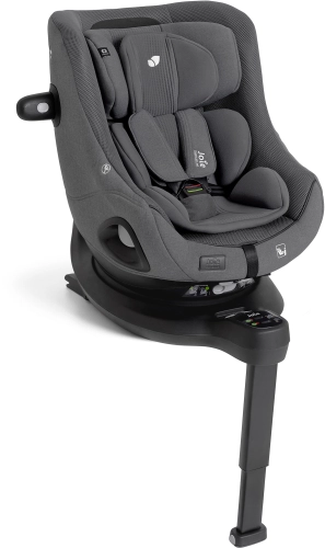 Joie i-Harbour PRO - obrotowy fotelik samochodowy 3w1, 40-105 cm | Signature Ebony Mesh