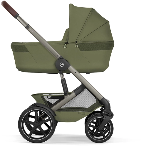 Cybex Talos S Lux 3.0 - wielofunkcyjny wózek dziecięcy składany z gondolą, zestaw 2w1 | Moss Green