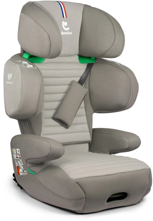 Renolux Renofix 2 fotelik samochodowy dla starszaka 100-150 cm z ISOFIX
