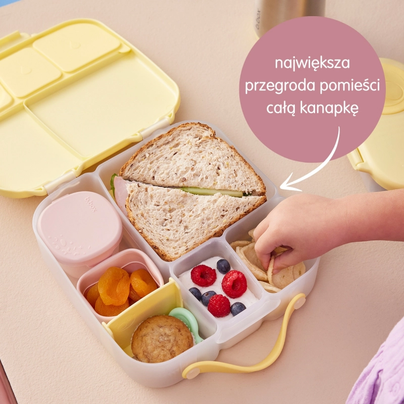 B.box lunchbox pojemnik na lunch obiad do szkoły przedszkola na wycieczkę