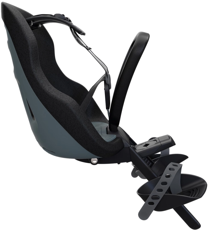 Thule Yepp Nexxt Mini 2 fotelik rowerowy dla dzieci zdjęcie bokiem kolor dark slate