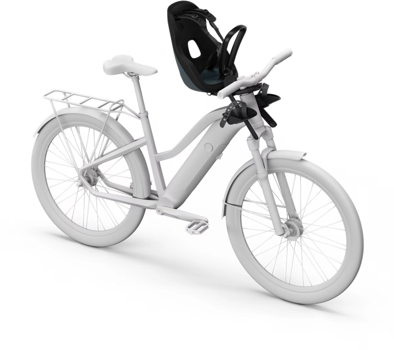 Thule Yepp Nexxt Mini 2 fotelik rowerowy dla dzieci zamontowany z przodu