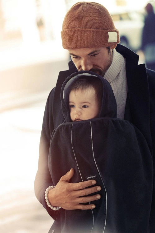 Ciepłe polarkowe przykrycie do nosidełka BabyBjorn zdjęcie