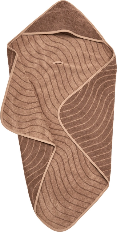 Leander ręcznik kąpielowy dla dziecka Woodland Organic Clay