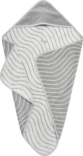 Leander - ręcznik z kapturem | Organic Cool Grey