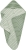 Leander ręcznik kąpielowy dla dziecka zielony Woodland Organic Sage Green